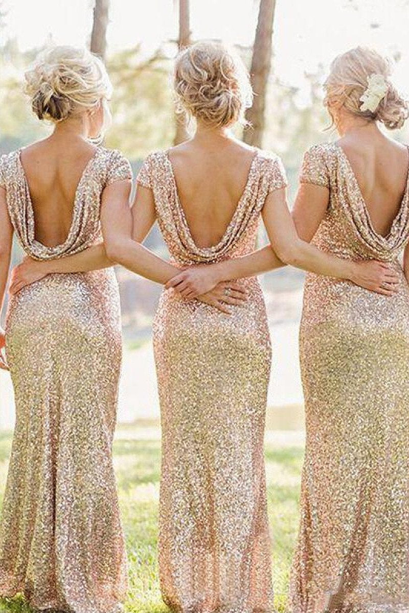 sachin and babi light blue dress Champagne Colour Bridesmaid Dresses Spaghetti Straps A-Line V-Neck Ple