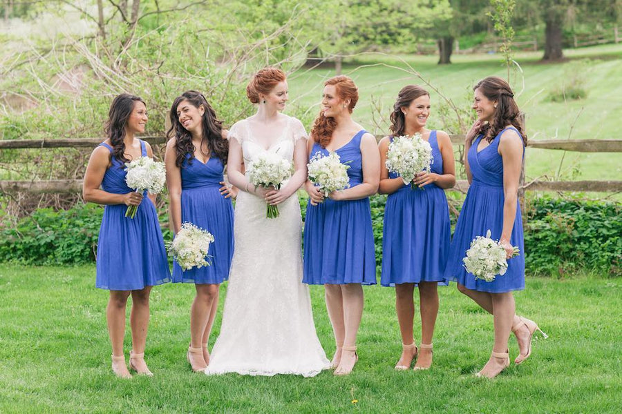 Bridesmaids Style Guide: Short Bridesmaid Dresses