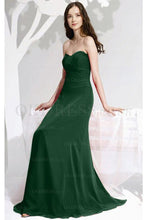 Superior Chiffon Sleeveless A-line Floor-length Green Bridesmaid Dresses