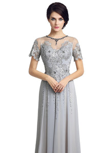 Elegant Sequined Mother Dress