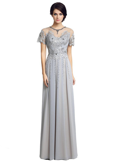 Elegant Sequined Mother Dress