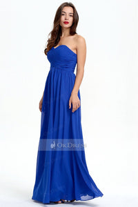 New Arrival Chiffon Sweetheart A-line Floor-length Bridesmaid Dress