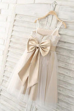 A-Line/Princess Sleeveless Straps Flower Girl Dress