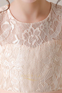 A-line/Princess Chiffon & Lace Flower Girl Dresses