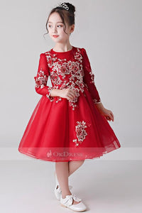 Flower Girl Dresses with Long Sleeves