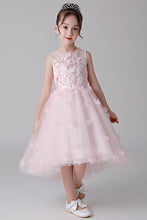 High-Low Sleeveless Flower Girl Dresses