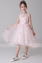 High-Low Sleeveless Flower Girl Dresses