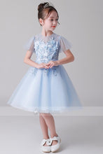 Short Sleeves Flower Girl Dresses