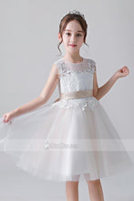 Sexy Jewel Neckline Flower Girl Dresses