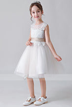 Sexy Jewel Neckline Flower Girl Dresses