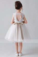 Sexy Jewel Neckline Flower Girl Dresses