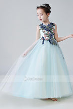 Elegant Jewel Neckline Flower Girl Dresses