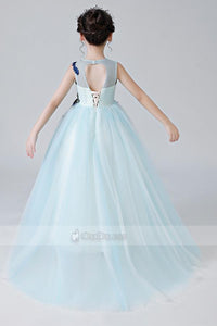 Elegant Jewel Neckline Flower Girl Dresses