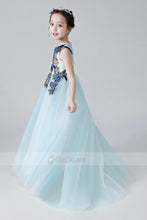 Elegant Jewel Neckline Flower Girl Dresses