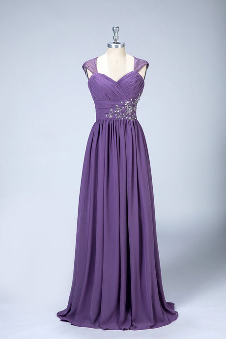 Sleeveless Pleated Chiffon Bridesmaid Dresses