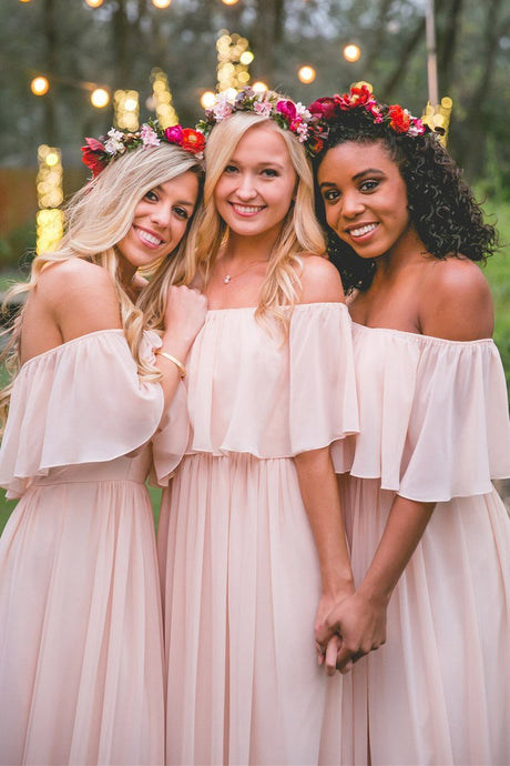 Amazing Chiffon Bridesmaid Dresses