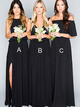 Simple Chiffon Bohemian Bridesmaid Dresses