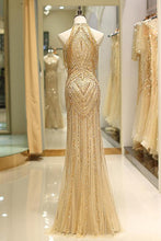 Elegant Mermaid Evening Dresses with Beads