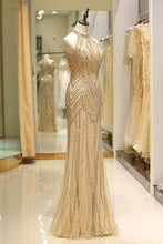 Elegant Mermaid Evening Dresses with Beads