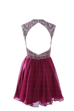 New Fashion Natural Sleeveless Chiffon Short/Mini A-line Prom Dresses