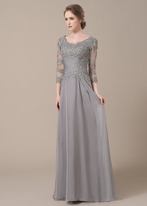 Enthusiastic Chiffon Floor-length Zipper Mother of the Bride Dresses