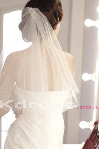 Ivory Fingertip Length Wedding Veils