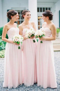 Simple Sweetheart Bridesmaid Dresses