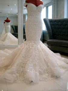 White Most Popular Beading Lace Wedding Dresses