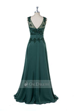 Applique Sweep Train Bridesmaid Dresses