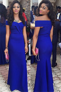 Gorgeous Floor-length Natural Zipper Sheath/Column Prom Dresses