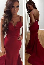 Red Concise Trumpet/Mermaid Satin Sleeveless Zipper Prom Dresses