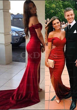 Red Astonishing Sweep Train Sheath/Column V-neck Prom Dresses