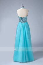 Halter A-Line Beading Prom Evening Dresses