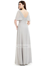 Glamorous Chiffon Empire A-line Floor-length Evening Dresses