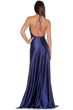 Junoesque A-line V-neck Sleeveless Evening Dresses with Split