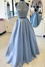 Ball Gown Sleeveless Criss-cross Beading Long Satin Prom Dresses