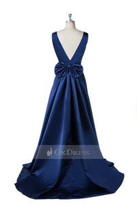 Deep V-Neck Beading Formal Dresses