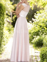 Pink Excellent Covered Button A-line/Princess Tulle Bridesmaid Dresses