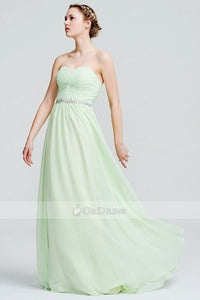 OKdress Strapless Sweetheart Floor-length Prom Dress