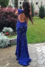 Fantastic Trumpet/Mermaid Beading Sleeveless Lace Prom Dresses