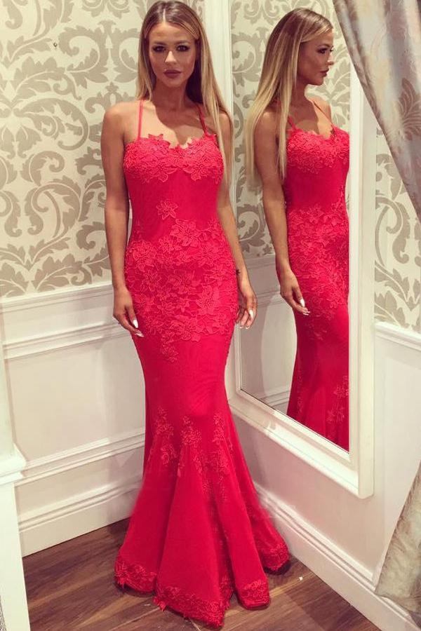 Red Royal Sweetheart Zipper Trumpet/Mermaid Floor-length Prom Dresses