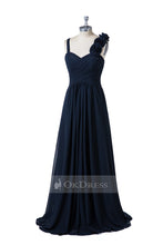 Sweetheart A-Line Bridesmaid Dress with Flowers