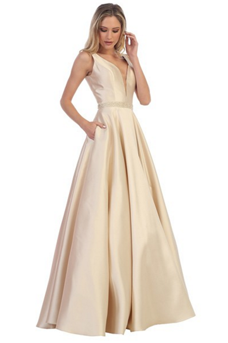navy blue dress for baby girl Halter Prom Dresses