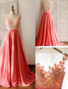 Affordable Sleeveless Natural Zipper Chiffon Coral Bridesmaid Dresses