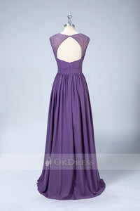 Sleeveless Pleated Chiffon Bridesmaid Dresses