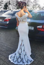 Trumpet/Mermaid Chiffon Sleeveless Appliques Lace Prom Dresses