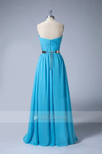 Strapless Sweetheart A-Line Bridesmaid Dresses