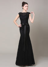 Black Ethereal Trumpet/Mermaid Sleeveless Black Bridesmaid Dresses