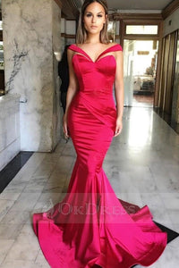 Red Sexy Trumpet/Mermaid Sweetheart Floor-length Prom Dresse