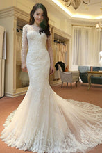 Sleeved Mermaid Bridal Dresses